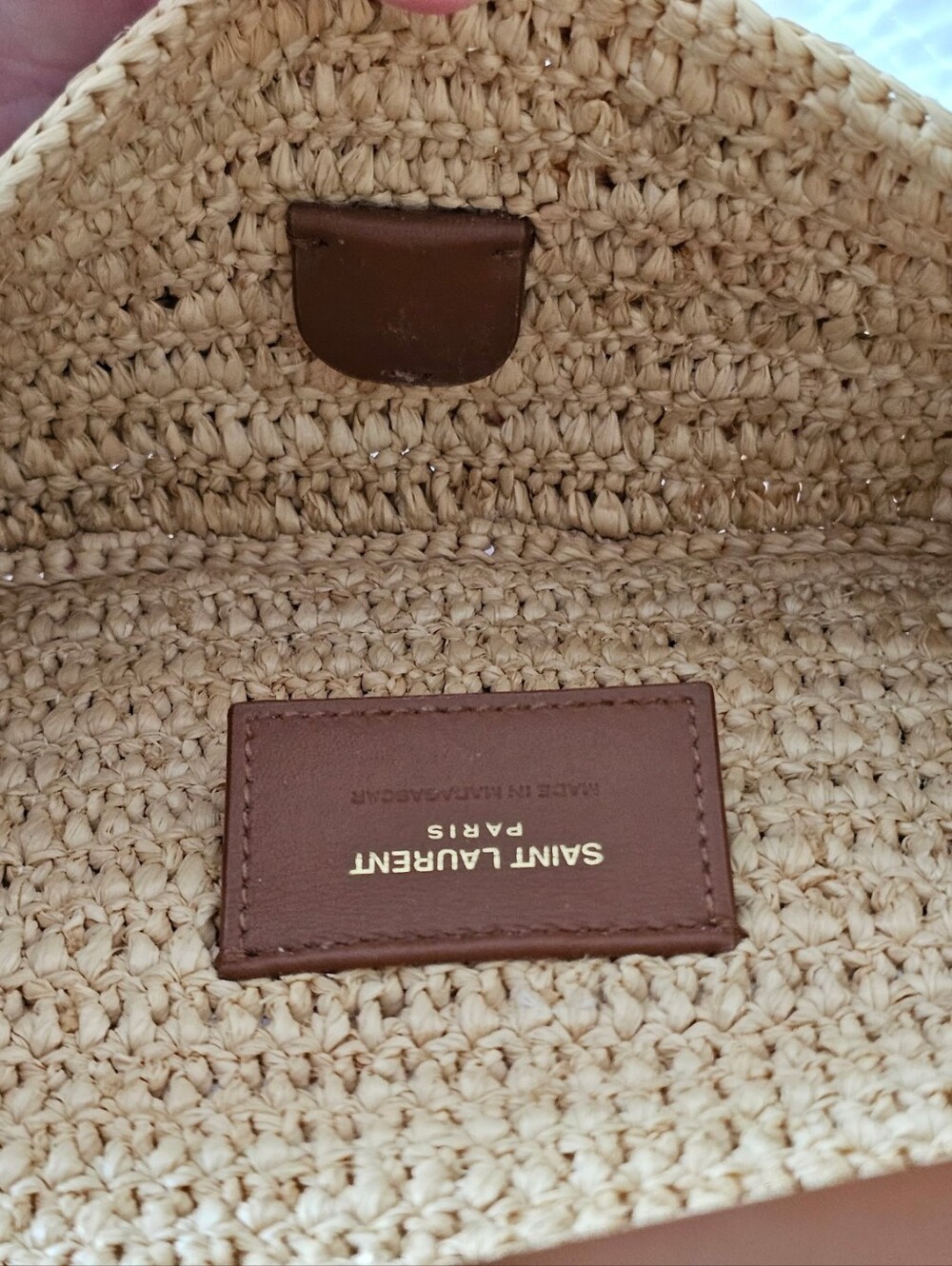 Small YSL Raffia Clutch - Picture 11 of 16
